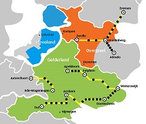 Treinverbindingen treinkaart actie