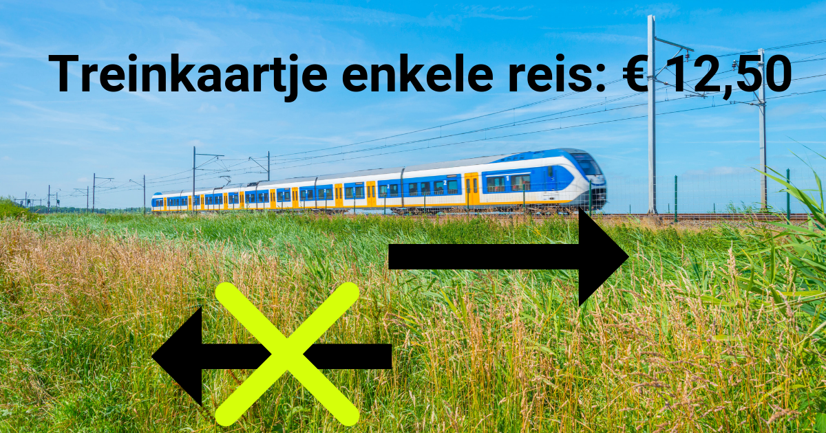 Goedkoop Treinkaartje Enkele Reis Geldig T M Maart