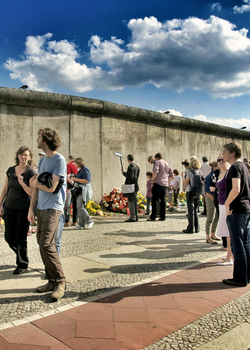 Berlijnse muur in Berlijjn