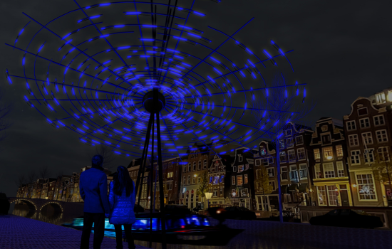 Amsterdam Light Festival treinkaart actie Spoordeelwinkel